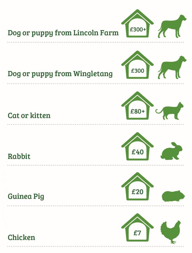 Rehoming Fee Table - Updated April 2024